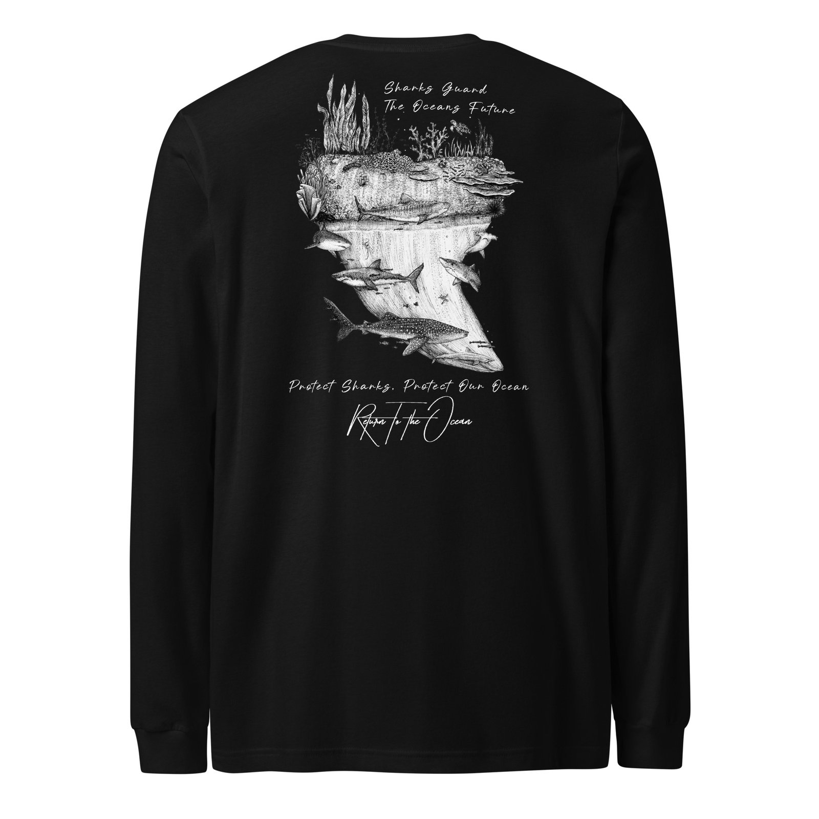 RTTO Shark Tooth - Unisex Premium Long Sleeve Tee - Image 4