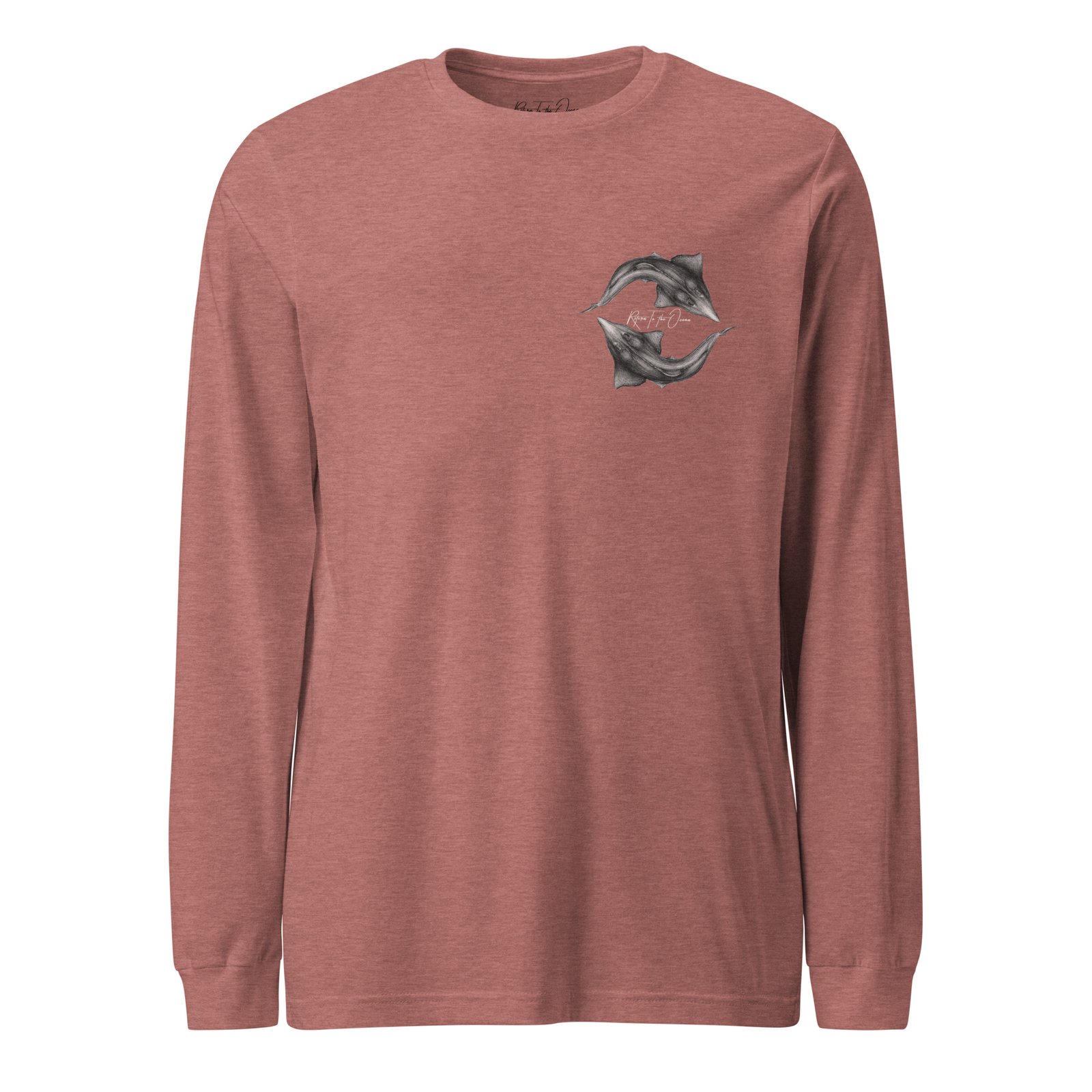 Whitespotted Wedgefish - Unisex Premium Long Sleeve Tee - Image 9