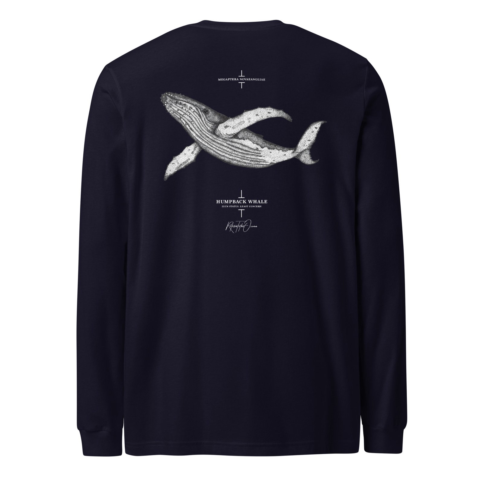 Humpback Whale - Unisex Premium Long Sleeve Tee - Image 5