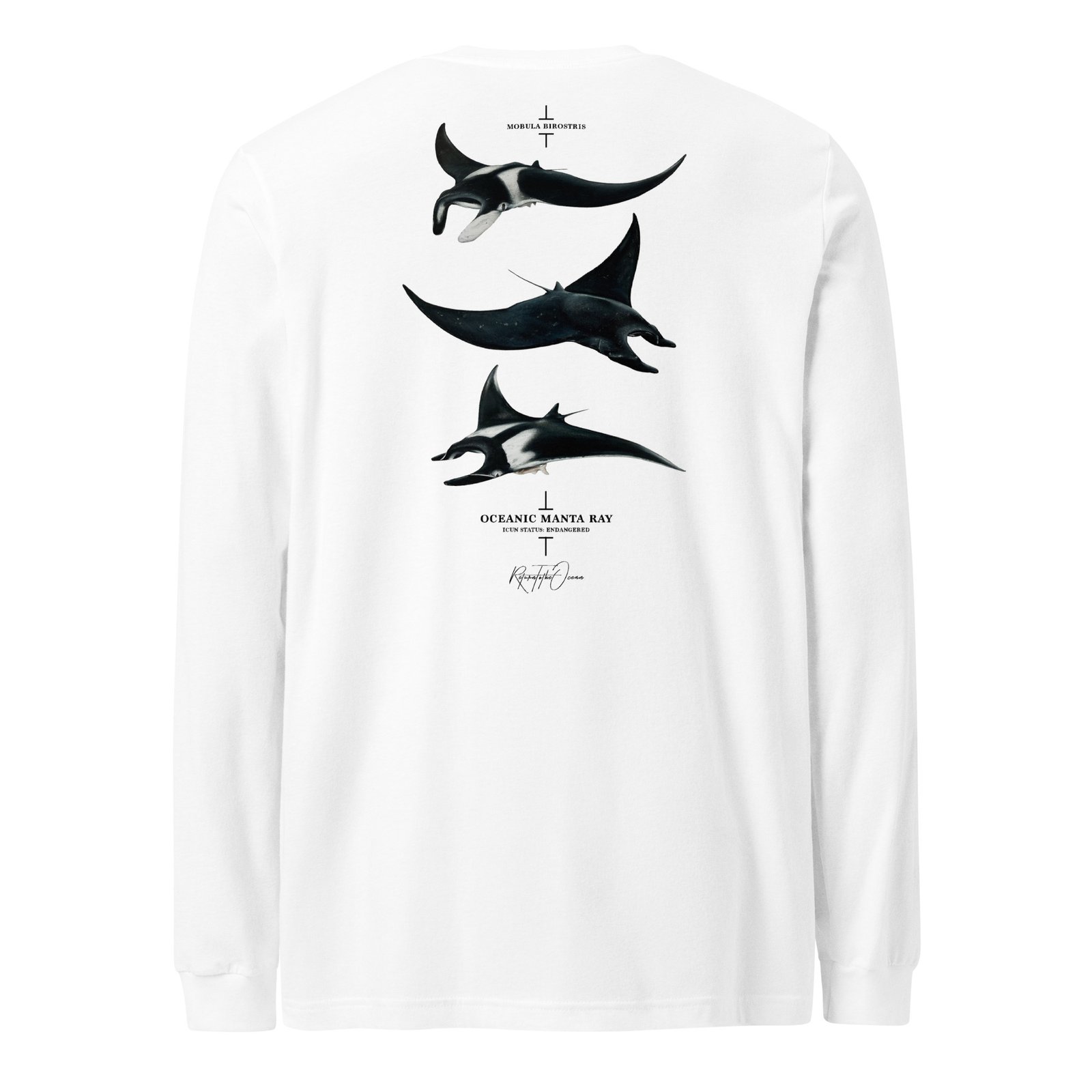 Oceanic Manta Ray - Unisex Premium Long Sleeve Tee