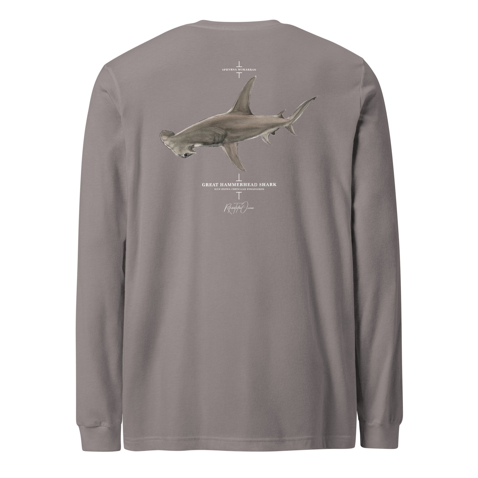 Great Hammerhead Premium Unisex Long Sleeve Tee - Image 10