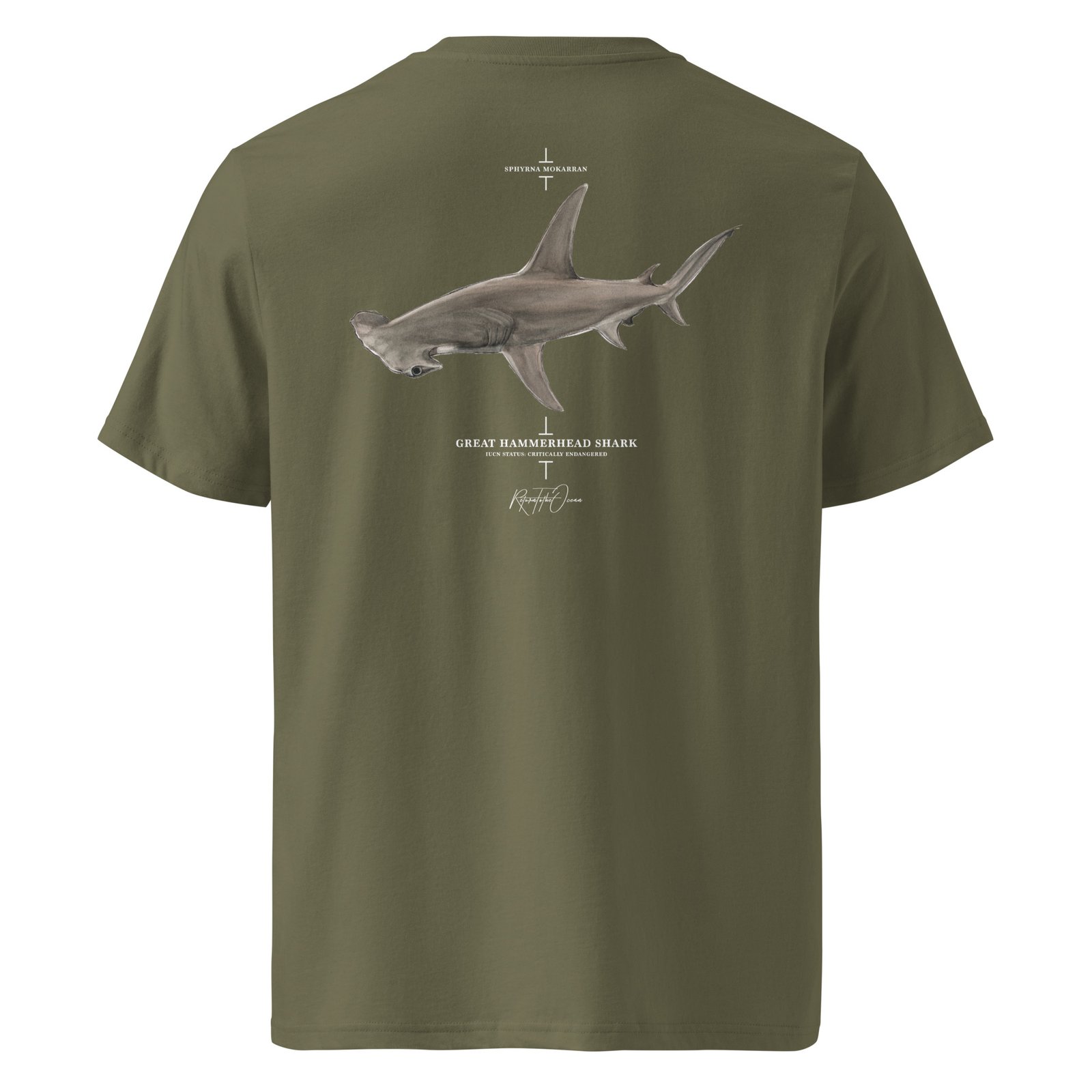 Great Hammerhead Premium organic cotton t-shirt - Image 8