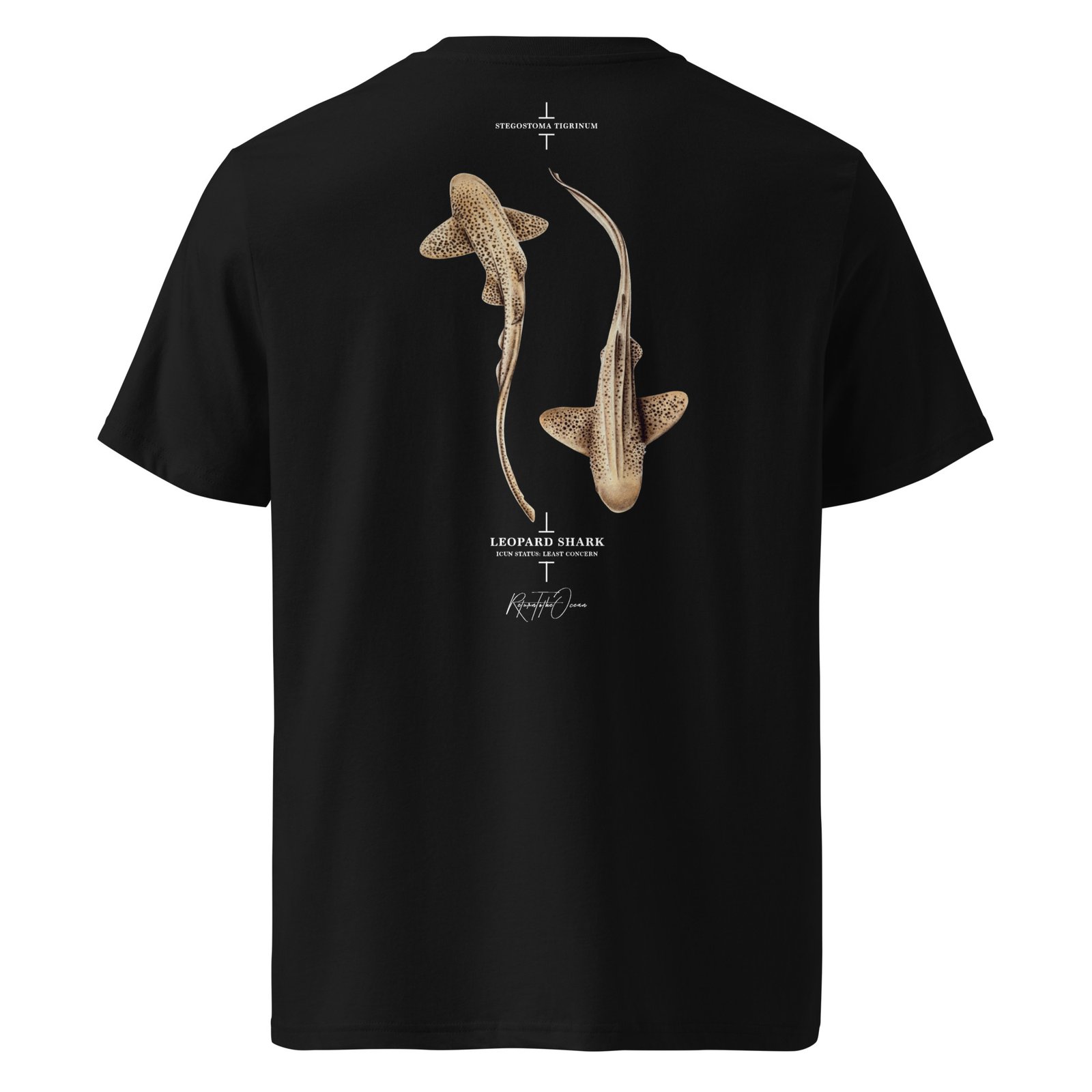 Leopard Shark Premium Organic Cotton T-shirt - Image 5