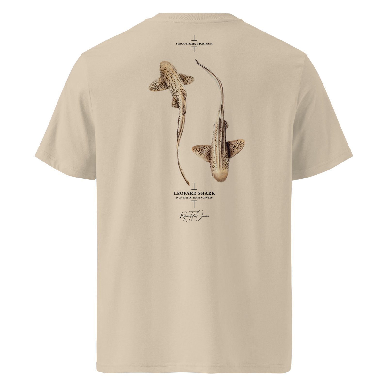 Leopard Shark Premium Organic Cotton T-shirt - Image 11