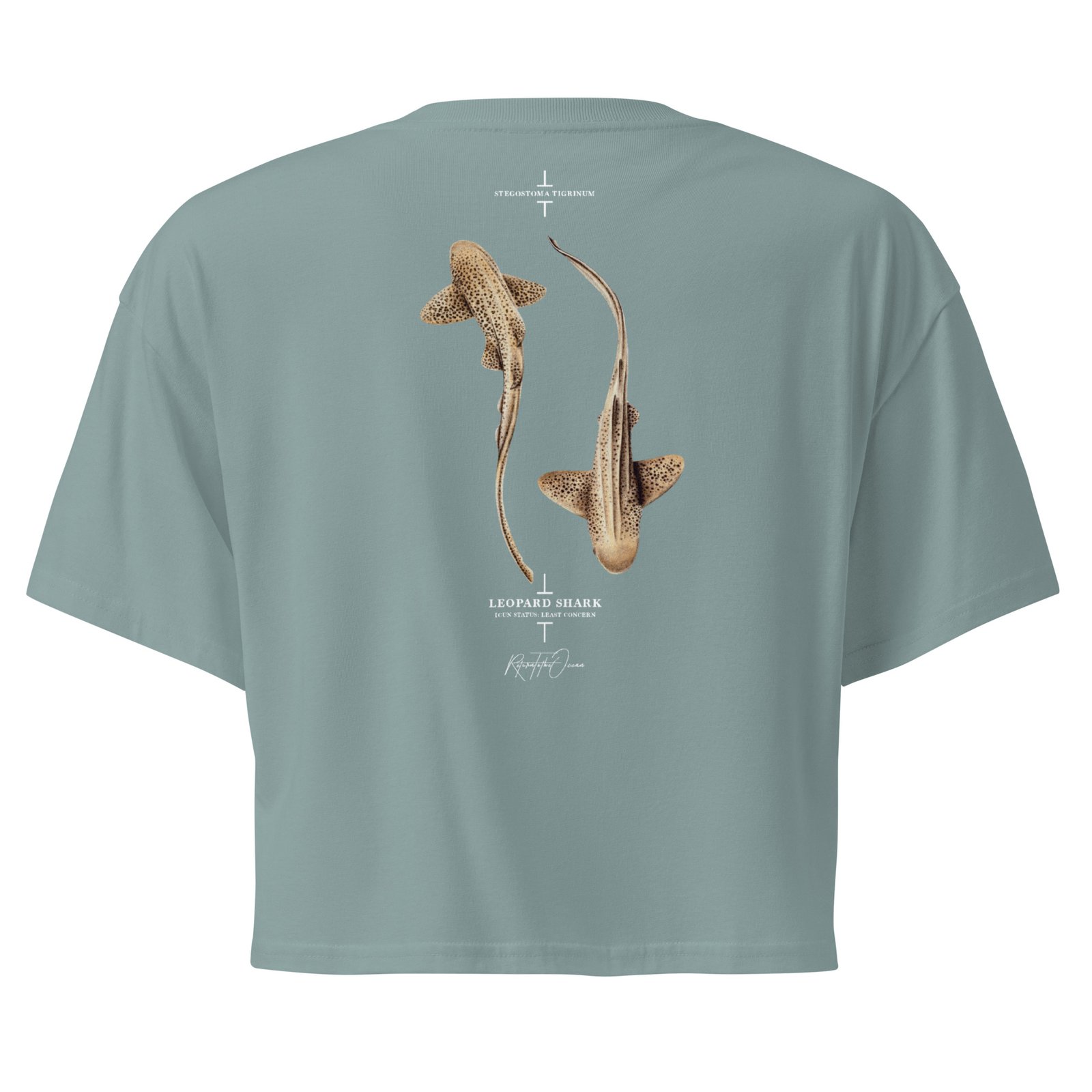 Leopard Shark Crop Top