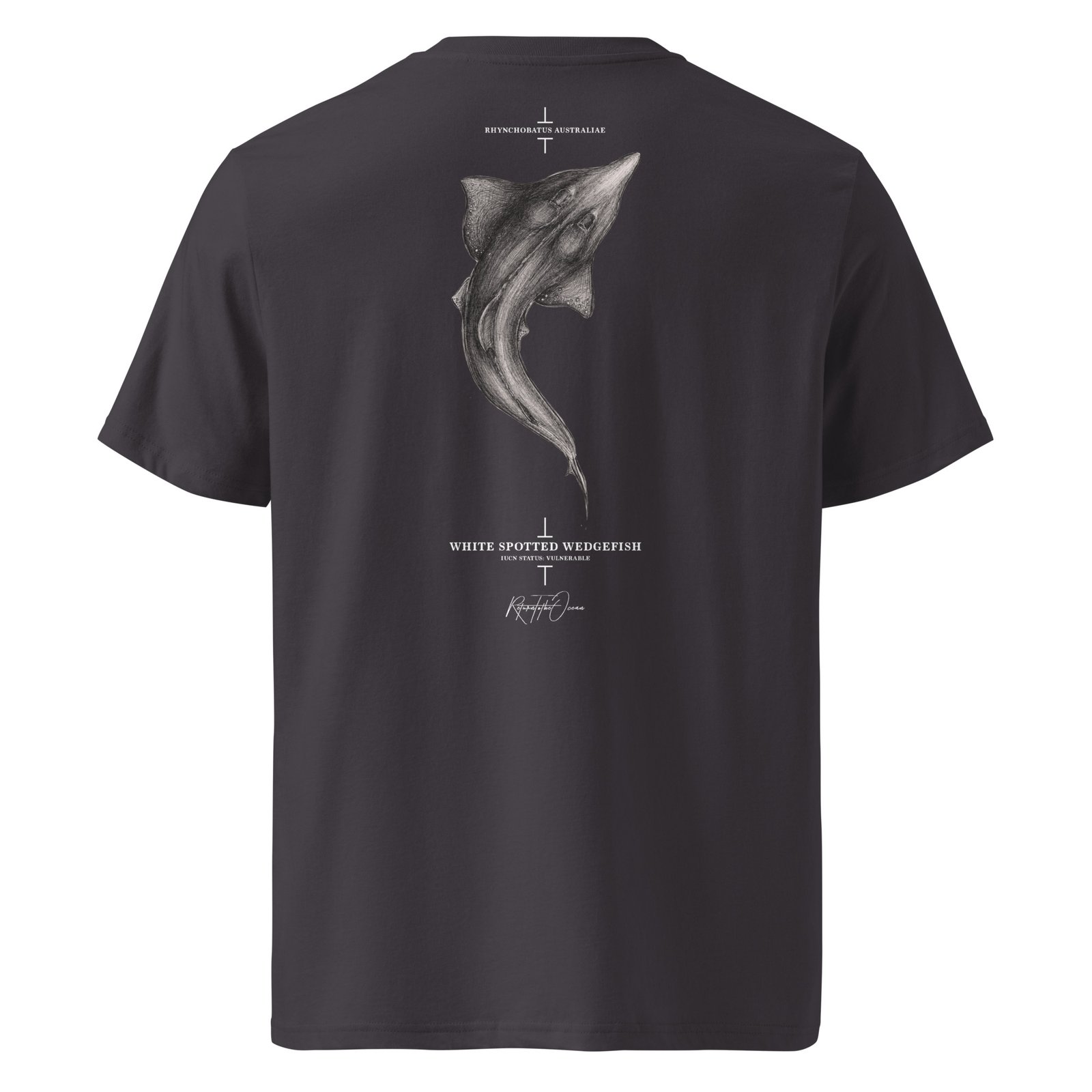Whitespotted Wedgefish Organic Premium Tee - Image 6
