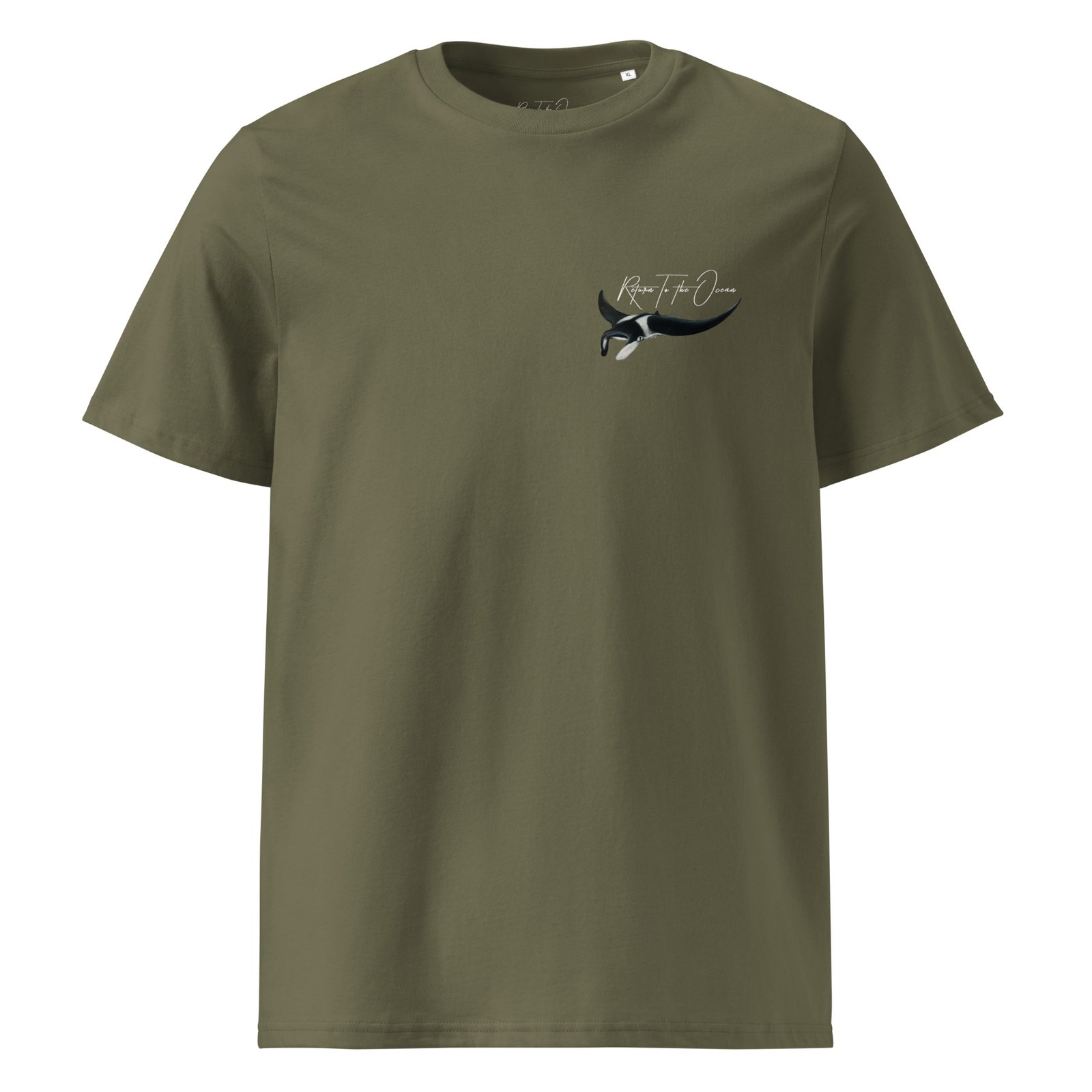 Oceanic Manta Ray Premium Organic Tee - Image 13