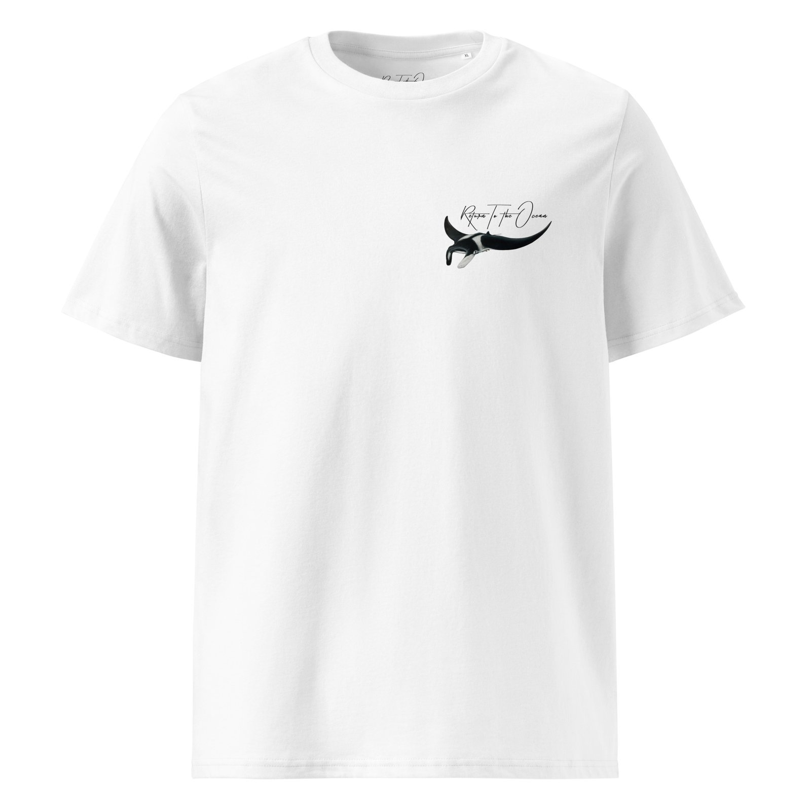 Oceanic Manta Ray Premium Organic Tee - Image 2