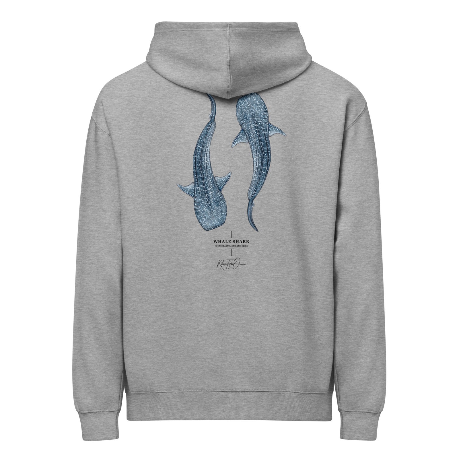 Whale Shark box hoodie - Image 9