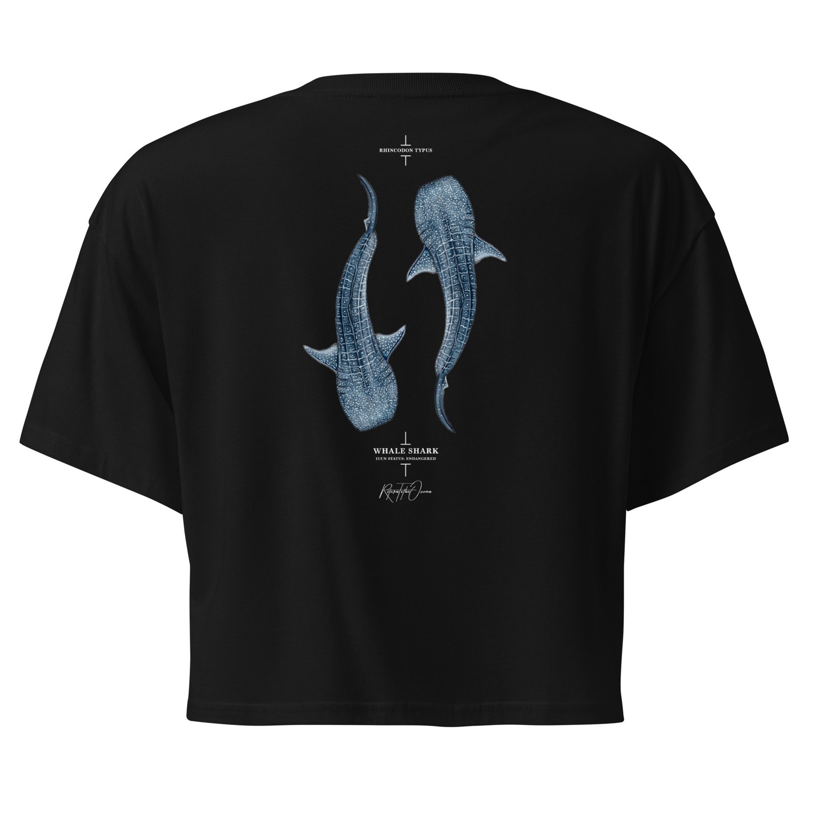 Whale Shark women’s crop top