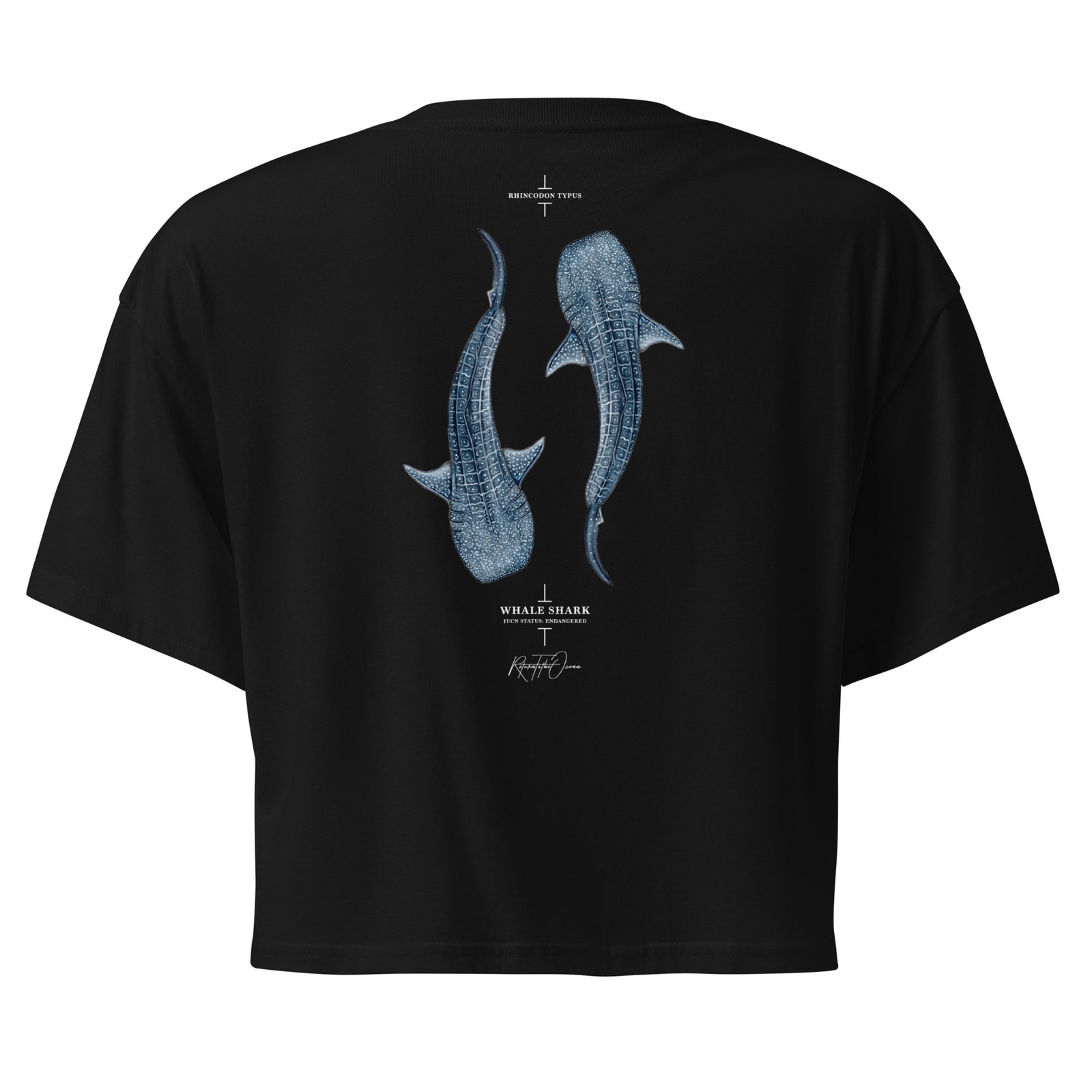 Whale Shark women’s crop top - Image 3