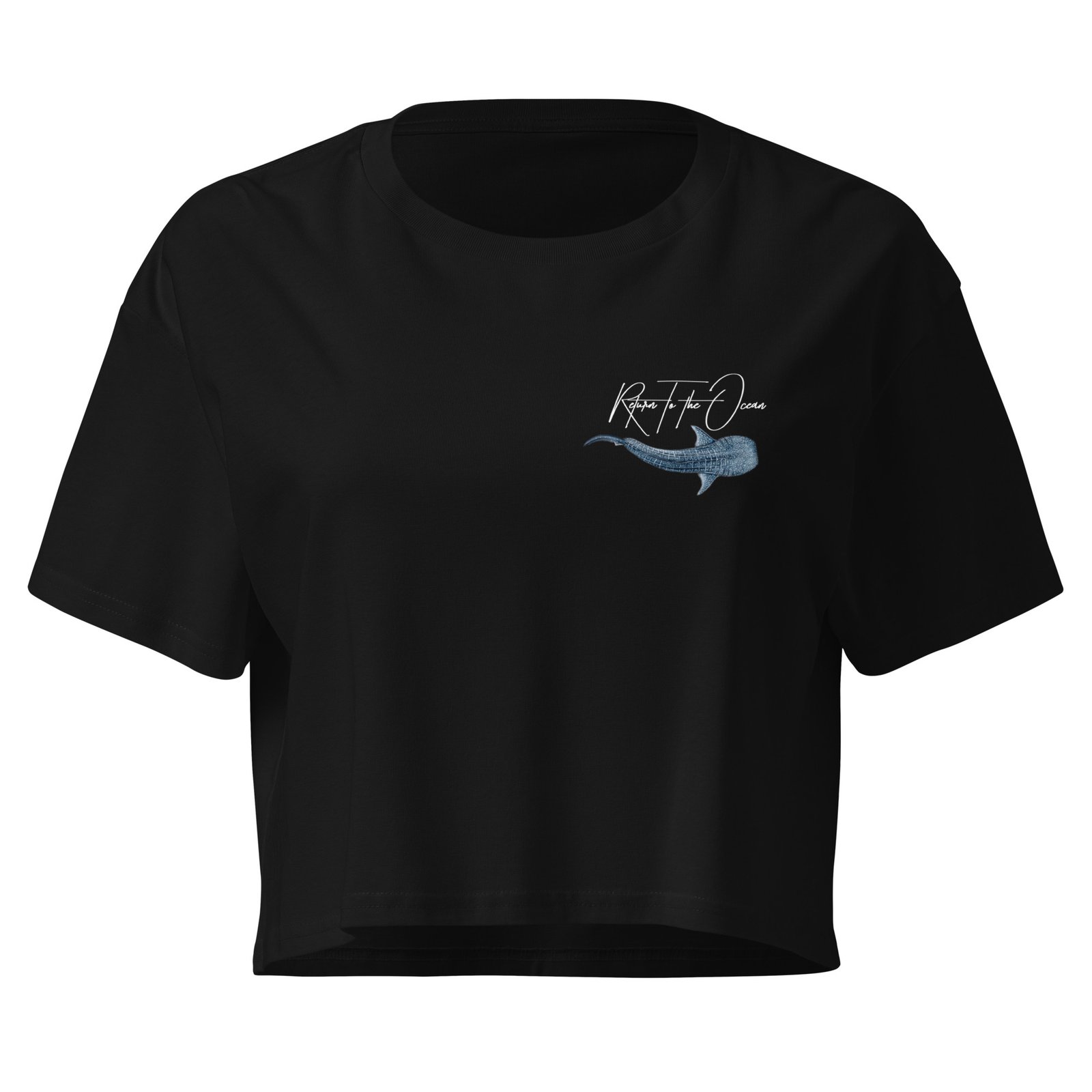 Whale Shark women’s crop top - Image 2