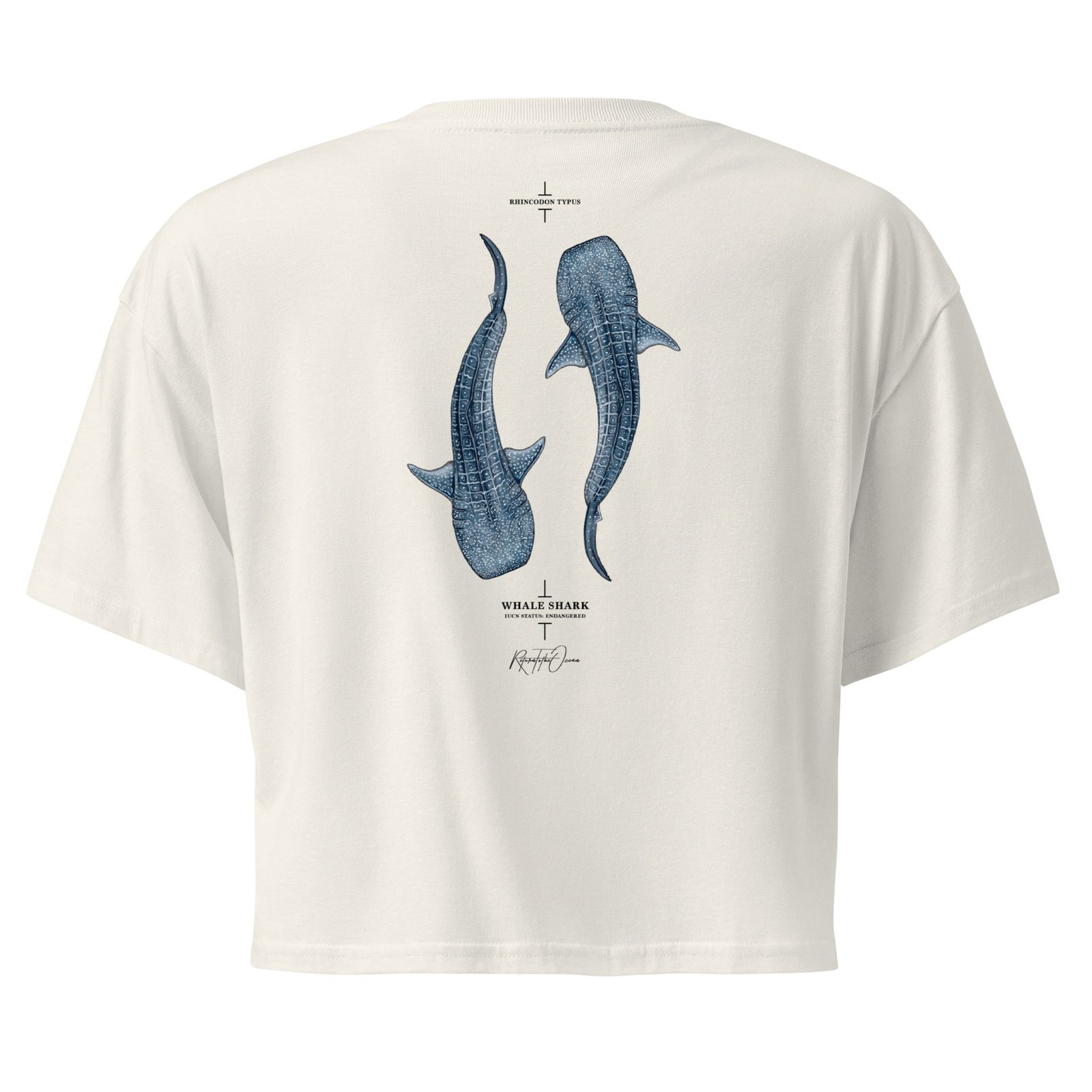 Whale Shark women’s crop top - Image 11