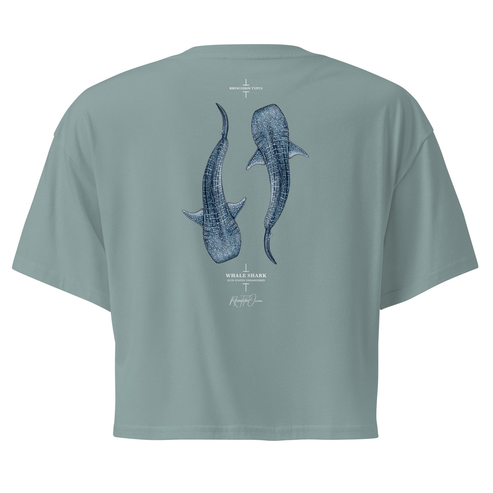 Whale Shark women’s crop top - Image 5