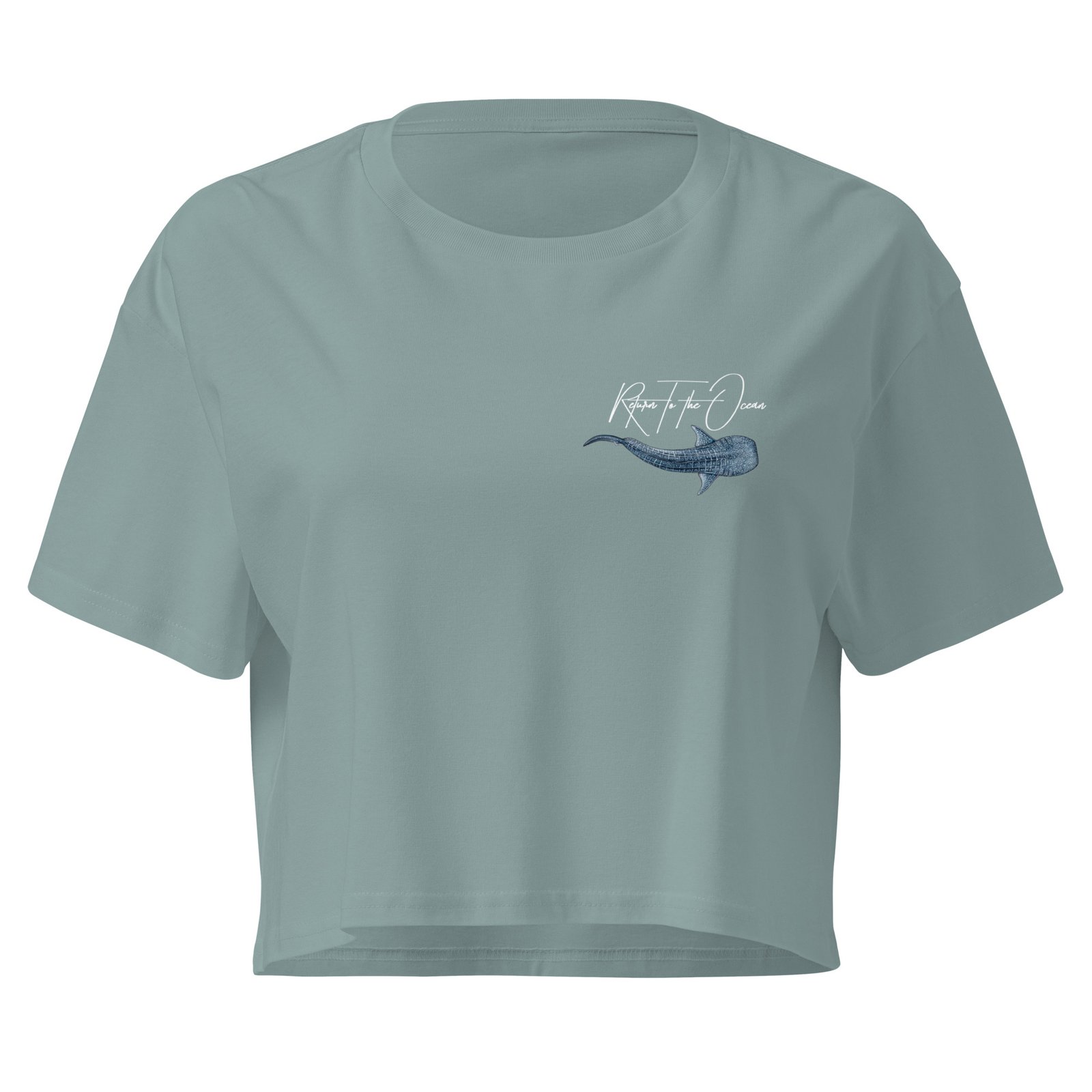 Whale Shark women’s crop top - Image 4