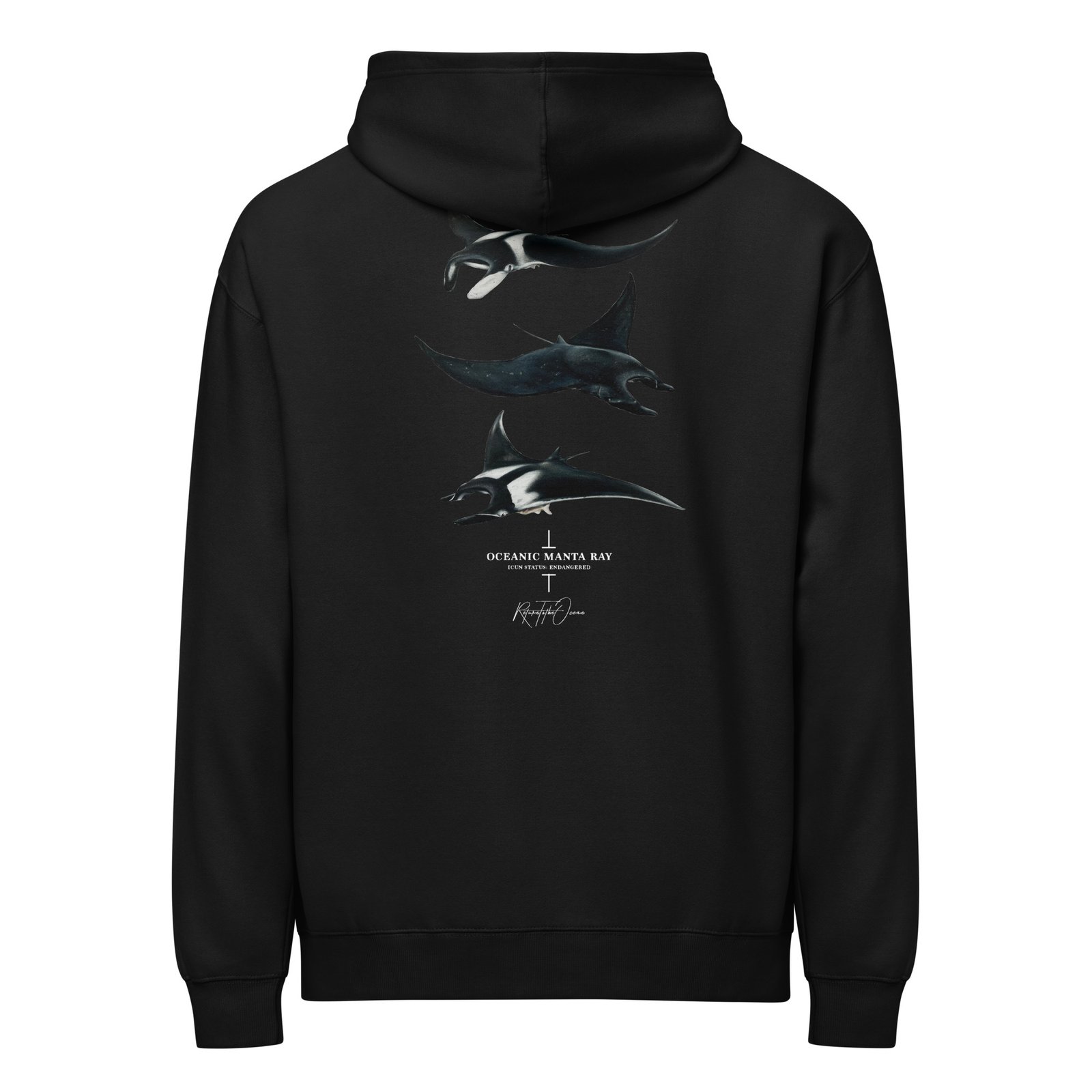 Oceanic Manta Ray box hoodie - Image 4