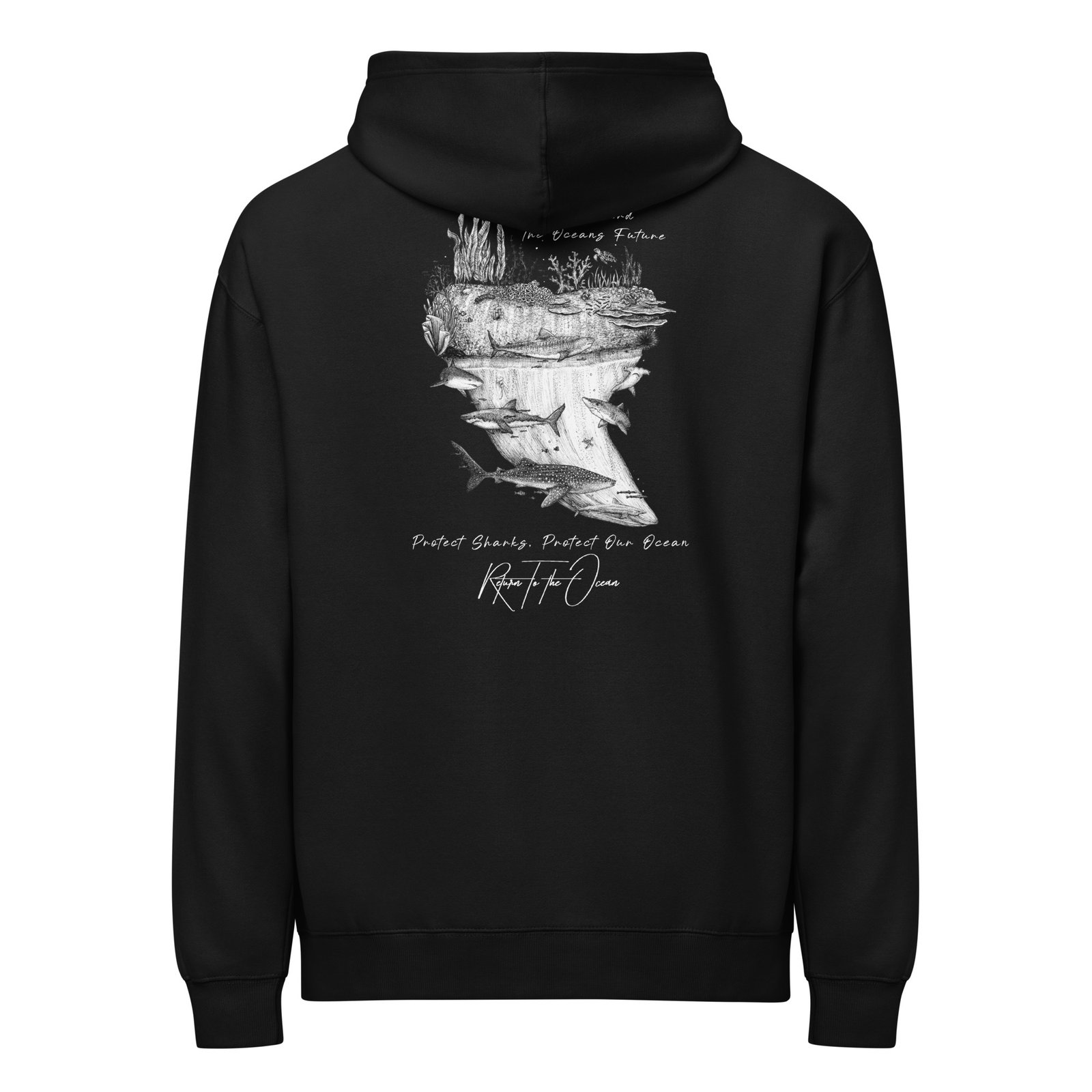 Return to the Ocean Shark Tooth box hoodie - Image 8