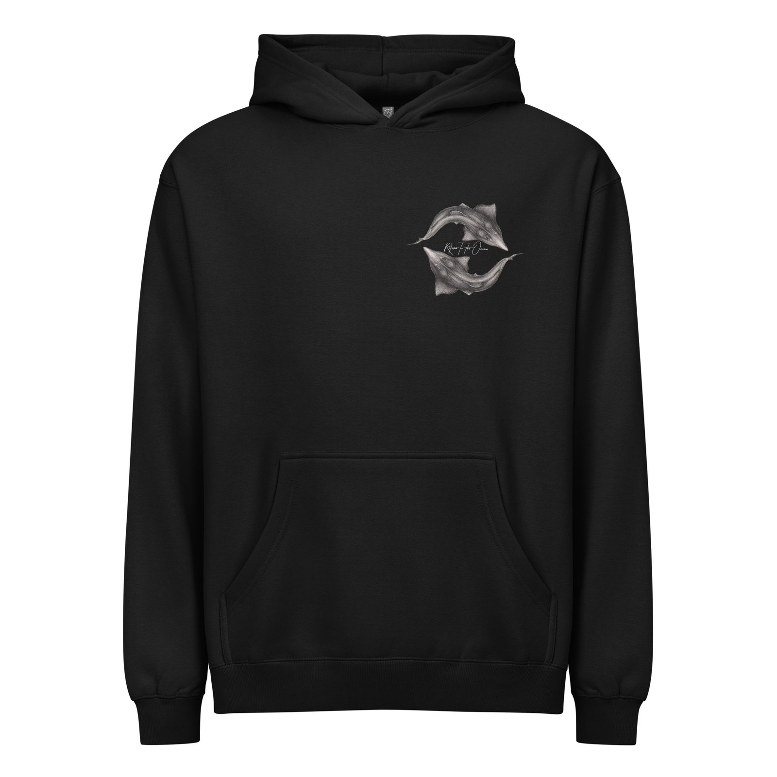 Whitespotted Wedgefish box hoodie - Image 2