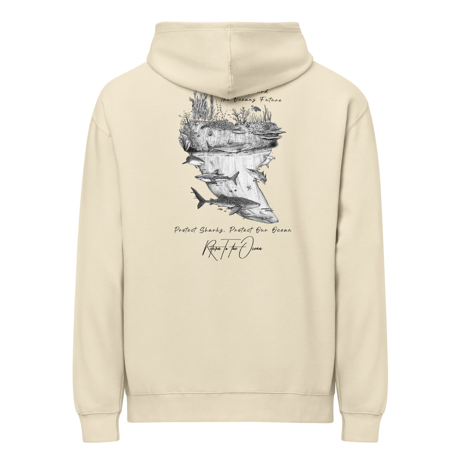 Return to the Ocean Shark Tooth box hoodie - Image 10