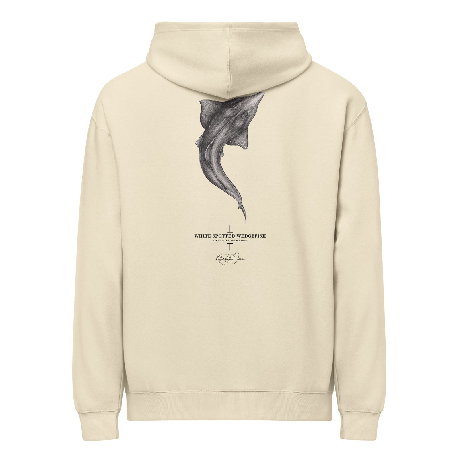 Whitespotted Wedgefish box hoodie - Image 10