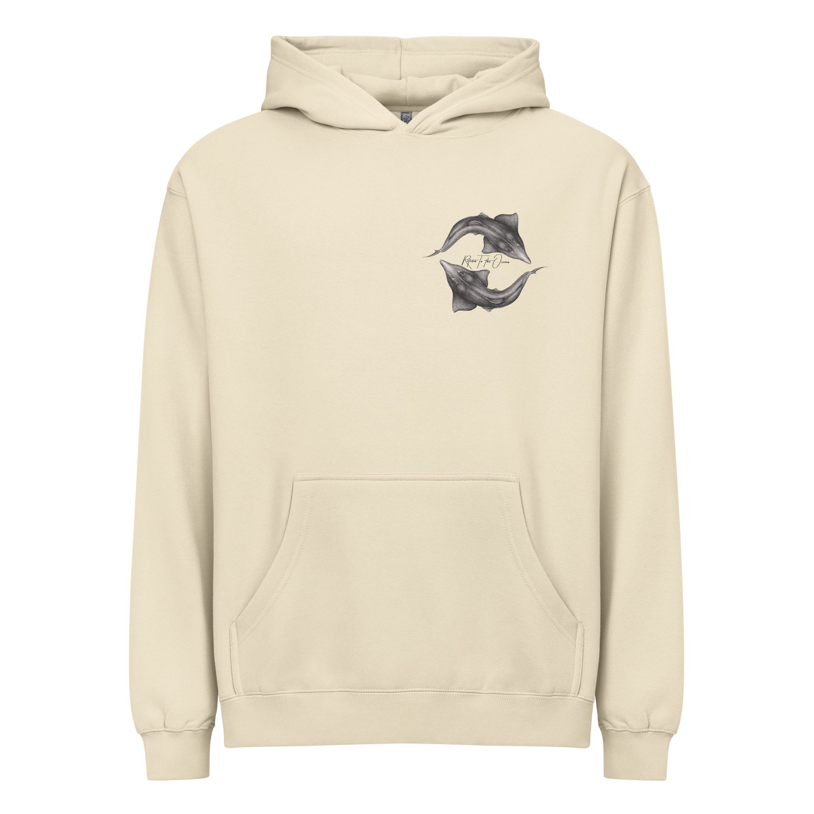 Whitespotted Wedgefish box hoodie - Image 9