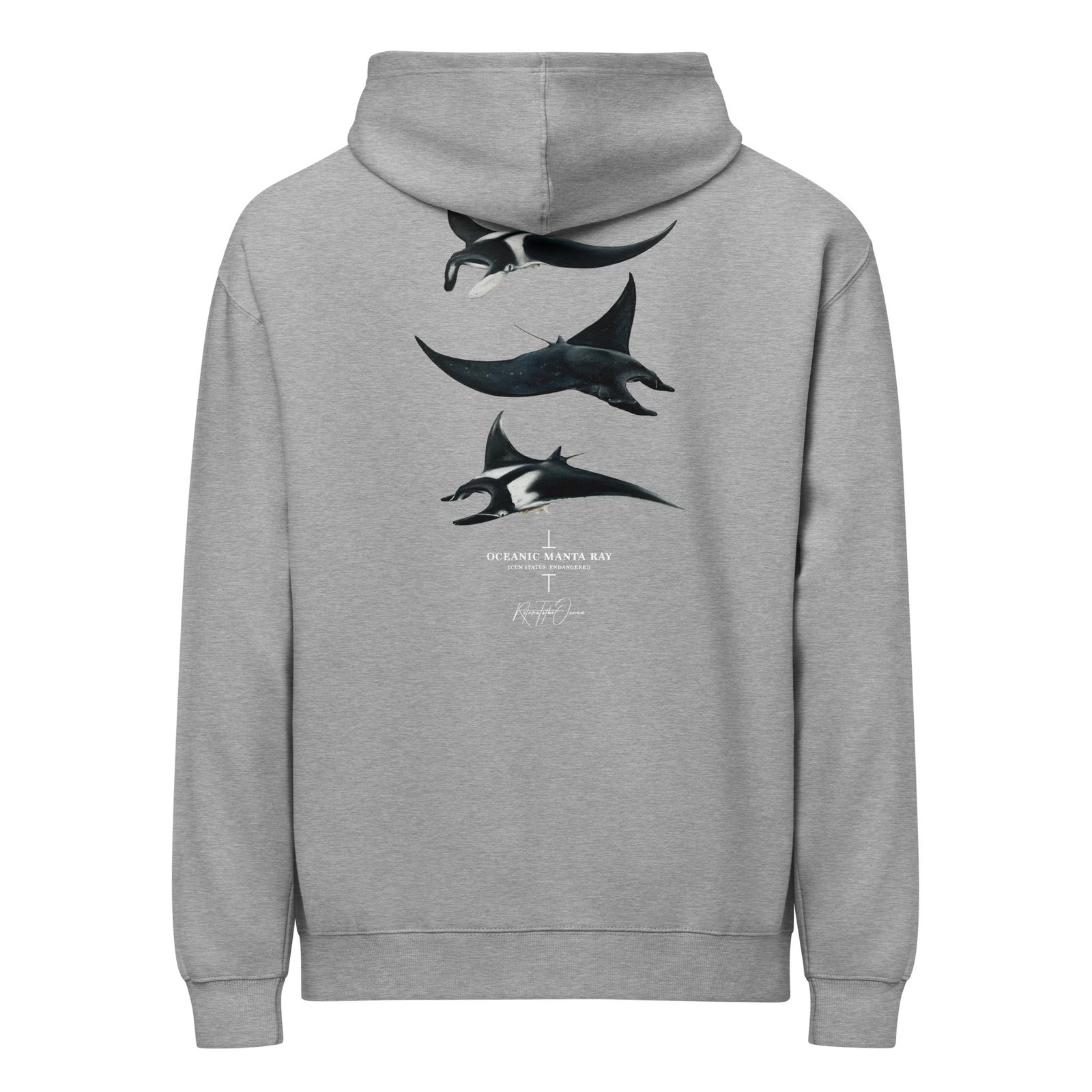 Oceanic Manta Ray box hoodie - Image 6