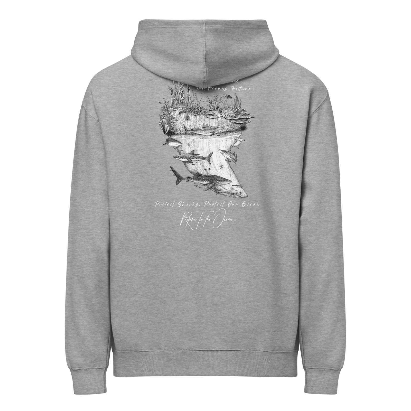 Return to the Ocean Shark Tooth box hoodie - Image 6