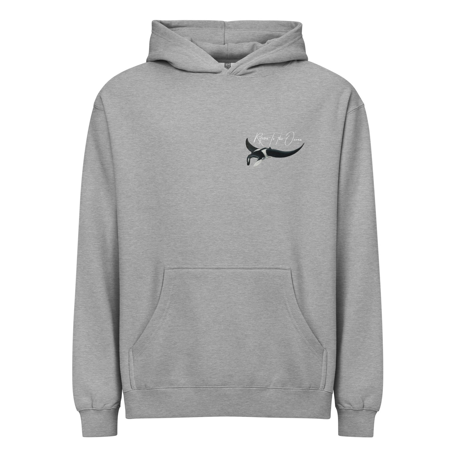 Oceanic Manta Ray box hoodie - Image 3