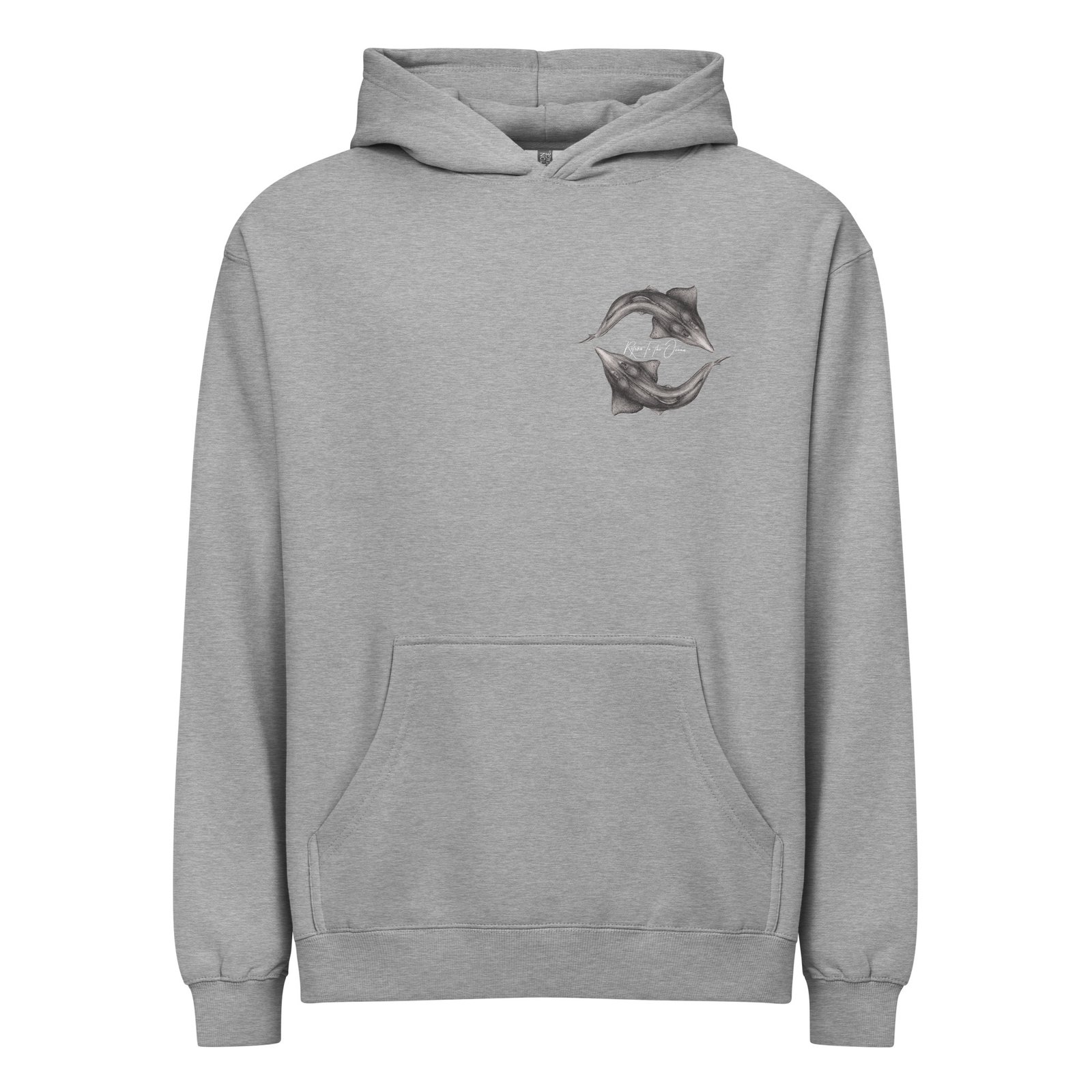 Whitespotted Wedgefish box hoodie - Image 7