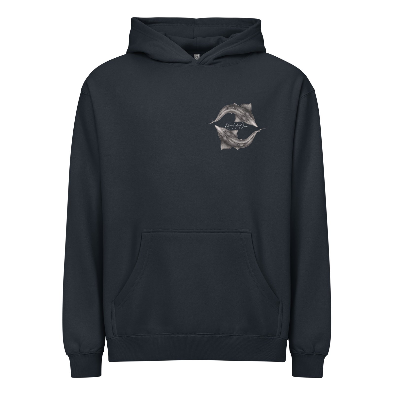 Whitespotted Wedgefish box hoodie - Image 3