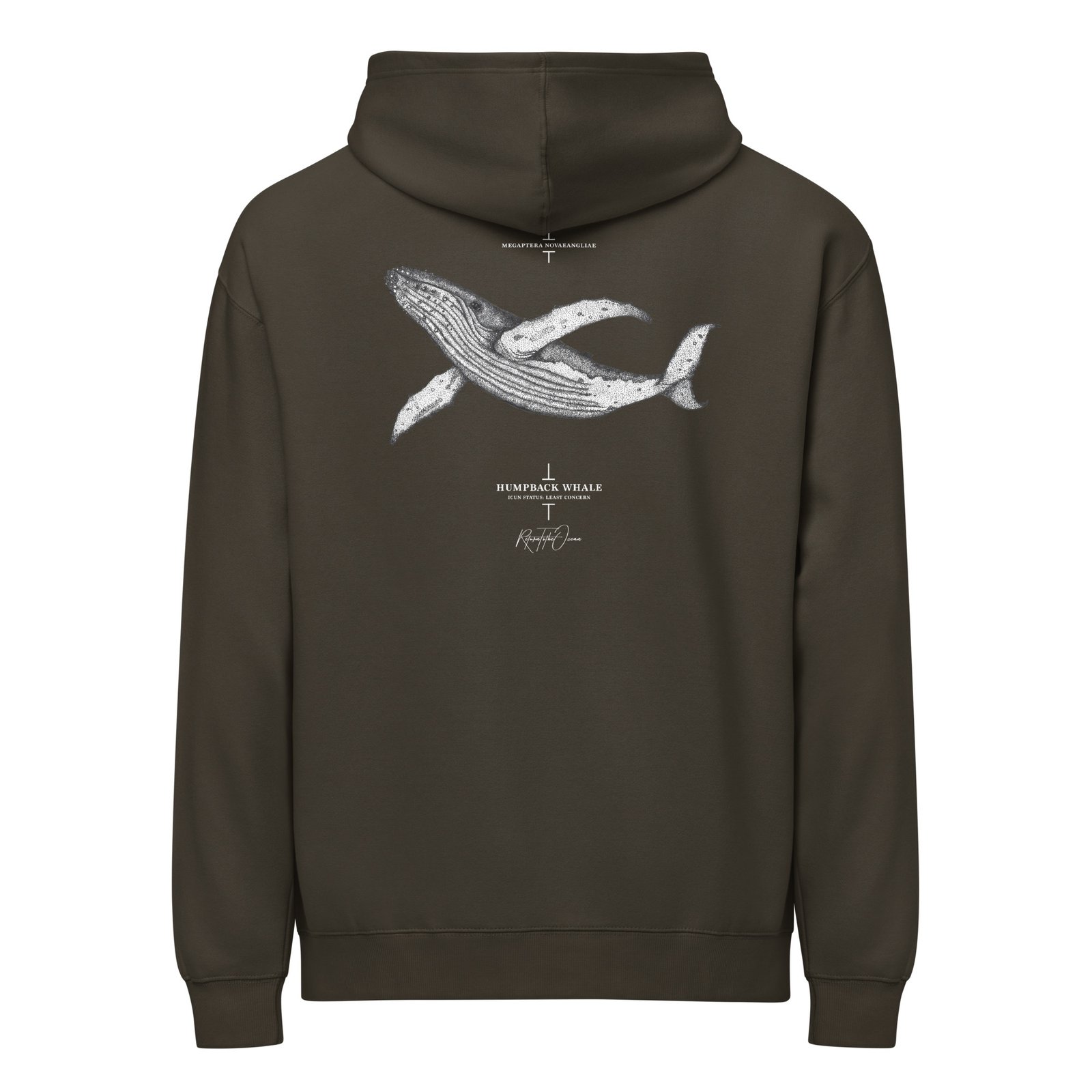 Humpback Whale box hoodie