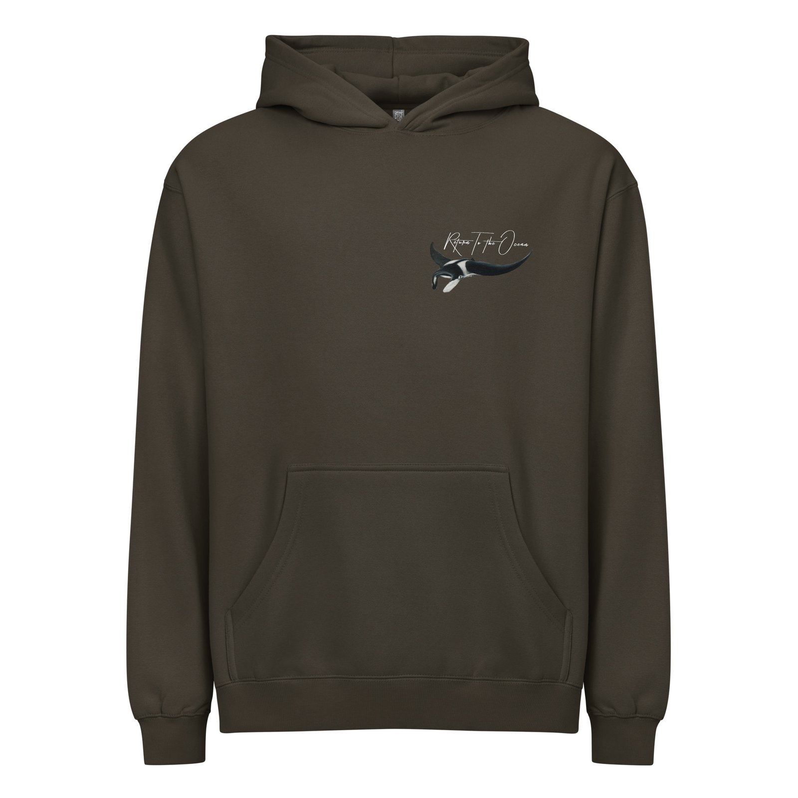 Oceanic Manta Ray box hoodie - Image 2