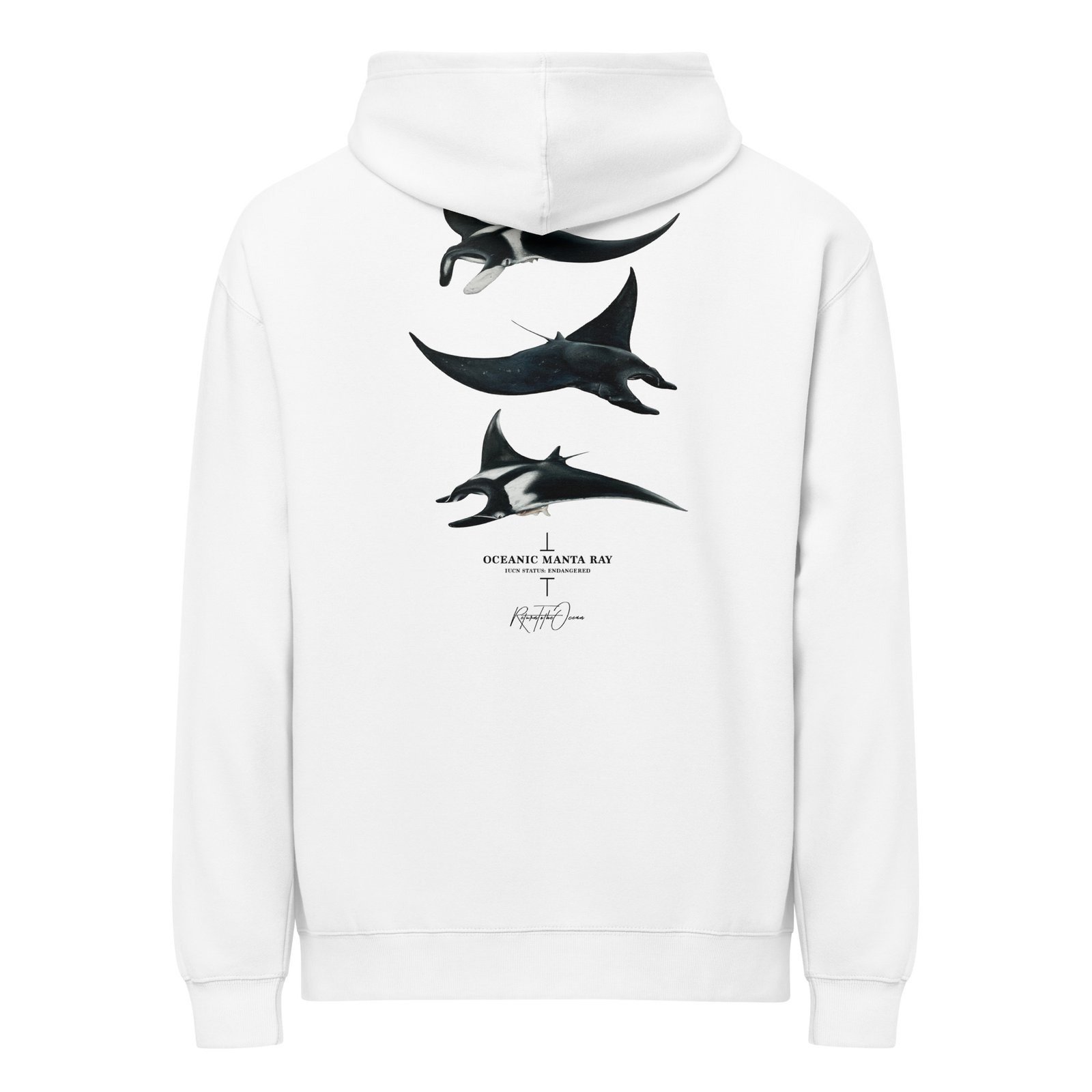 Oceanic Manta Ray box hoodie - Image 9