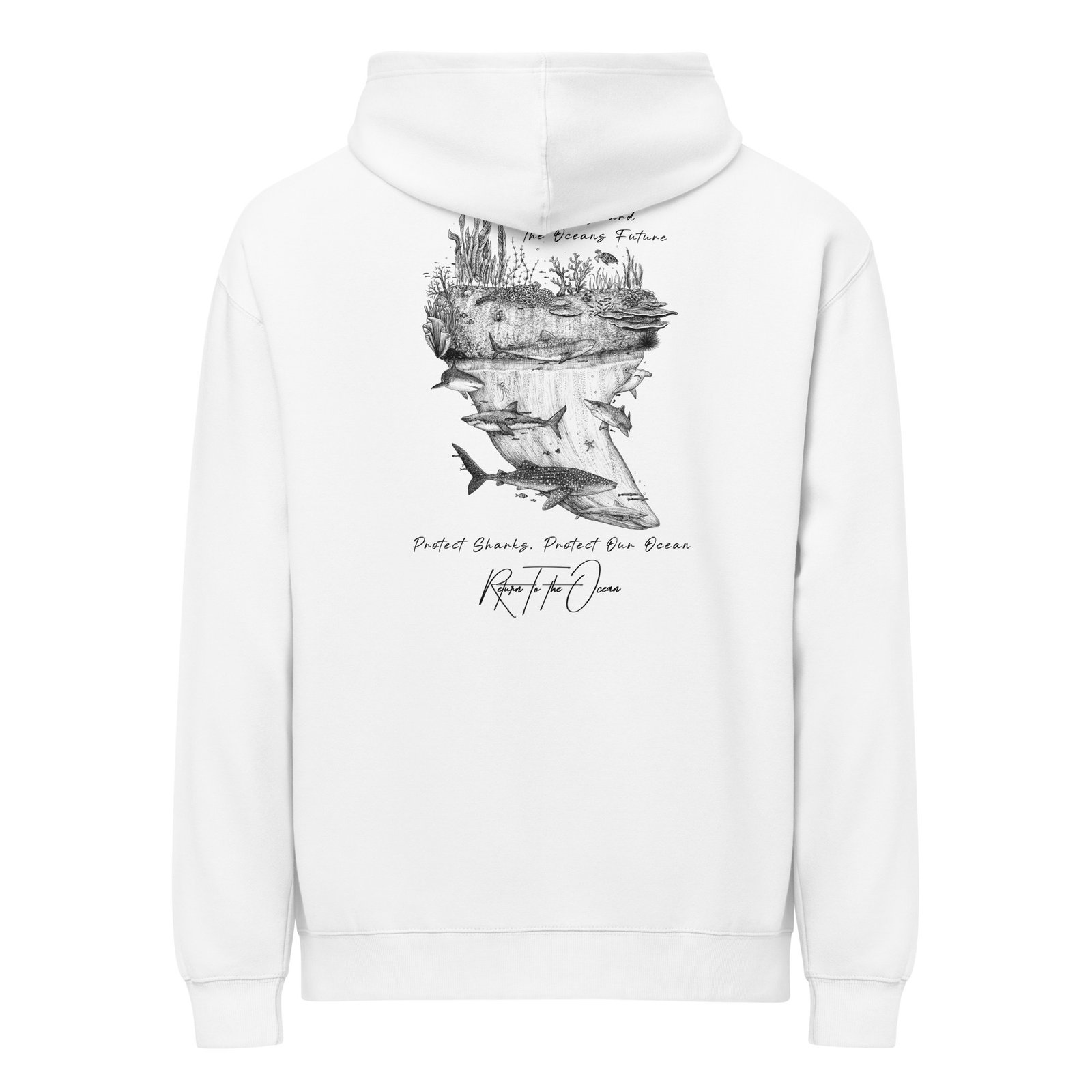 Return to the Ocean Shark Tooth box hoodie - Image 12