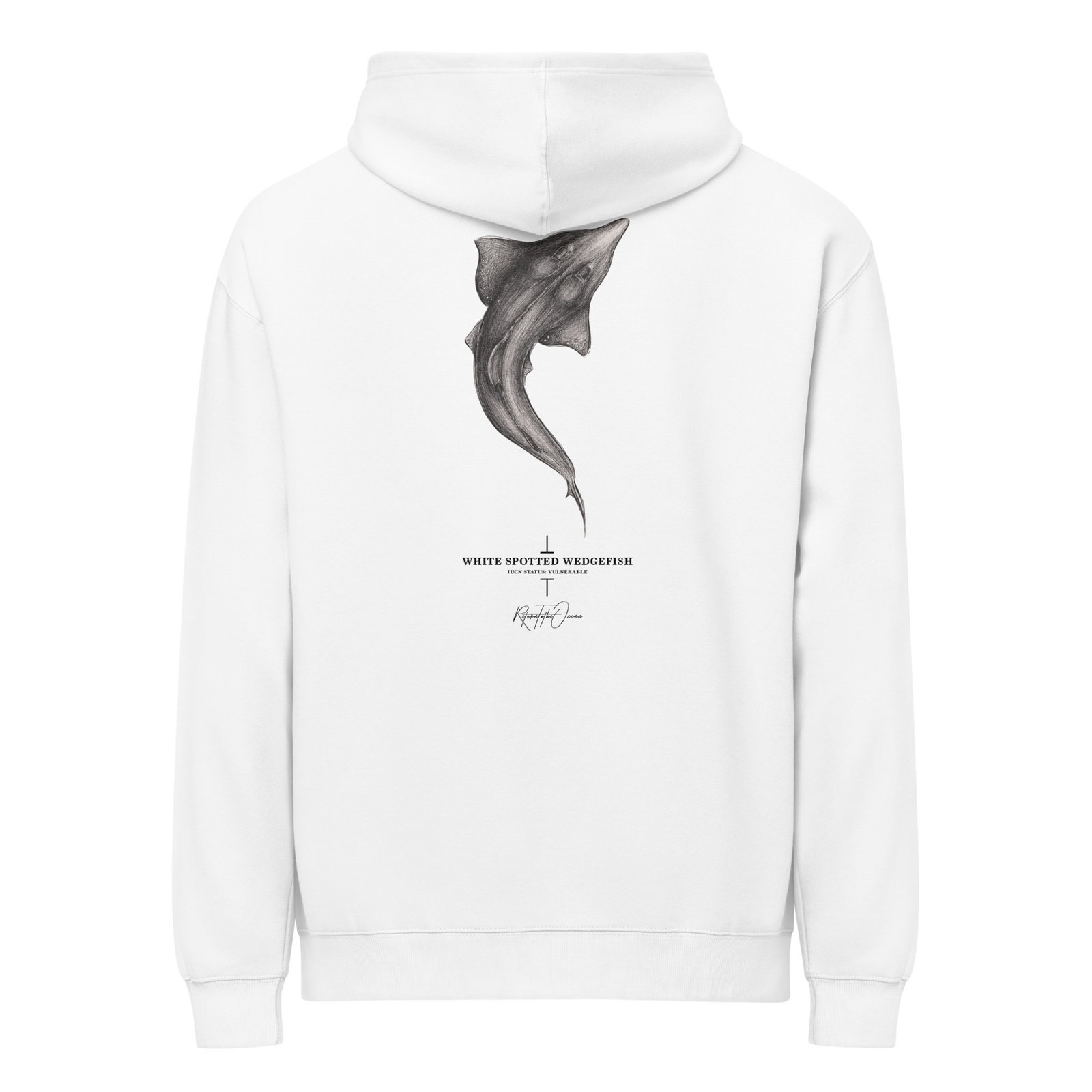 Whitespotted Wedgefish box hoodie - Image 12