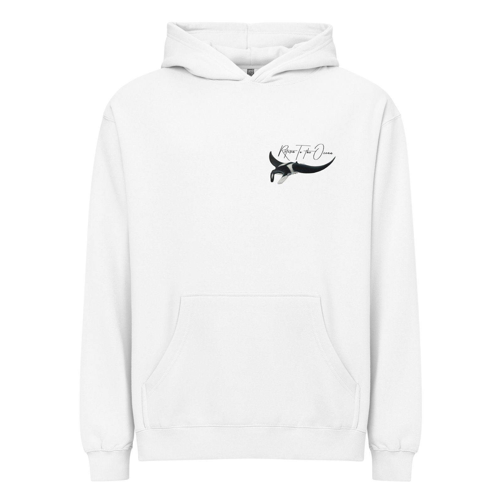 Oceanic Manta Ray box hoodie - Image 8