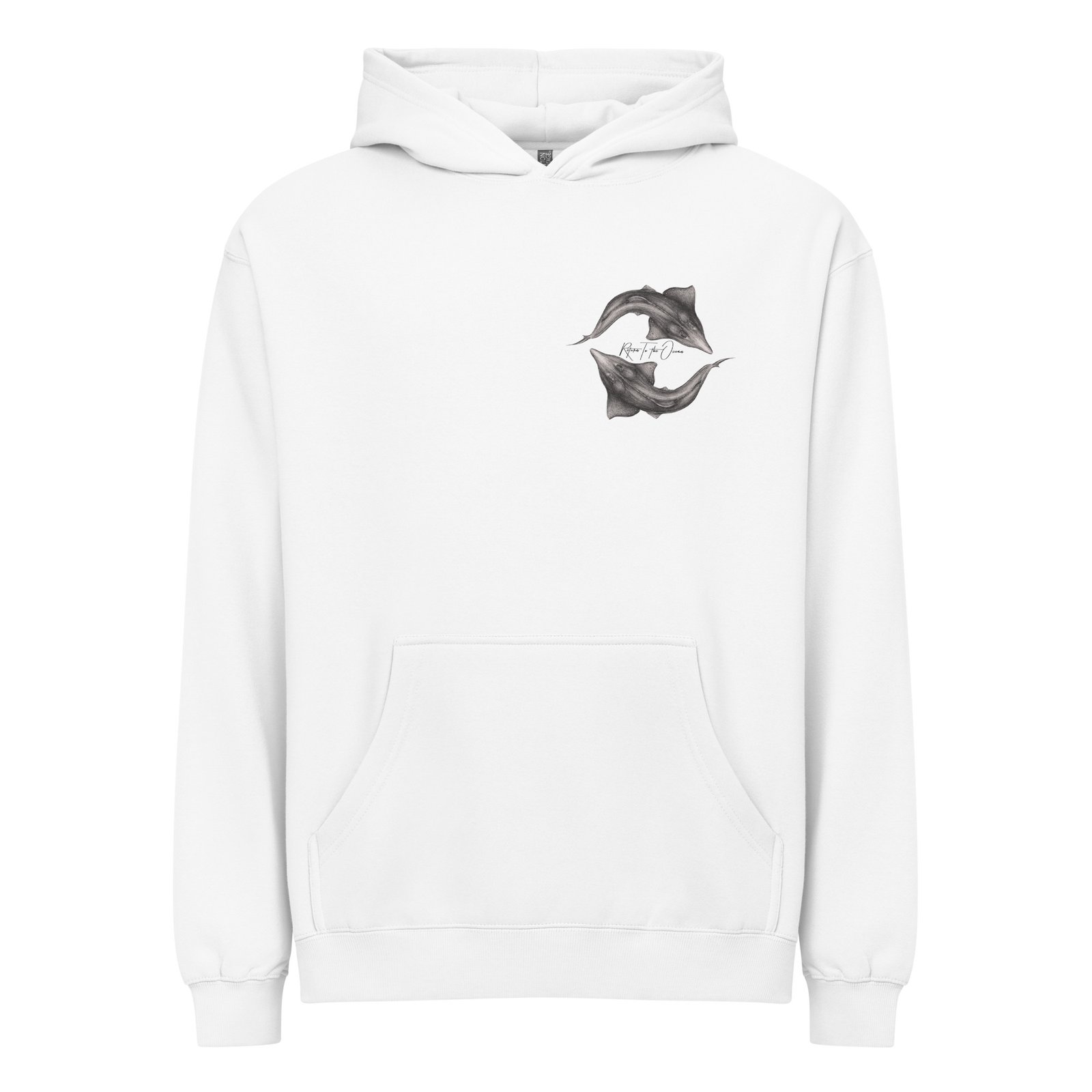 Whitespotted Wedgefish box hoodie - Image 11