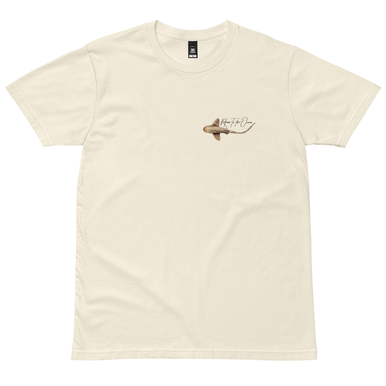 Leopard Shark T-Shirt - Natural, XL