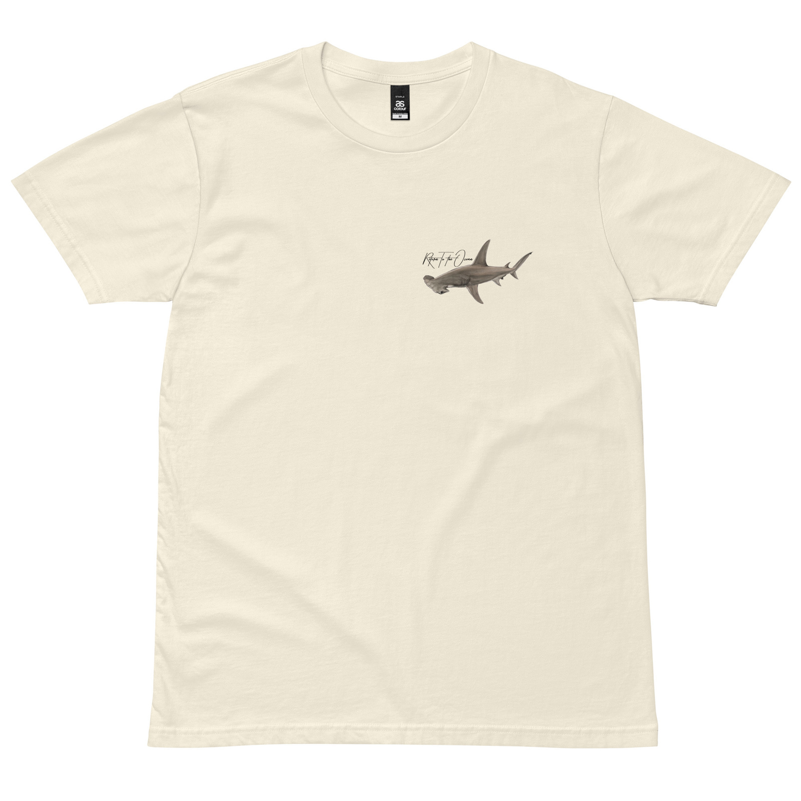Great Hammerhead Shark T-Shirt - Natural, S