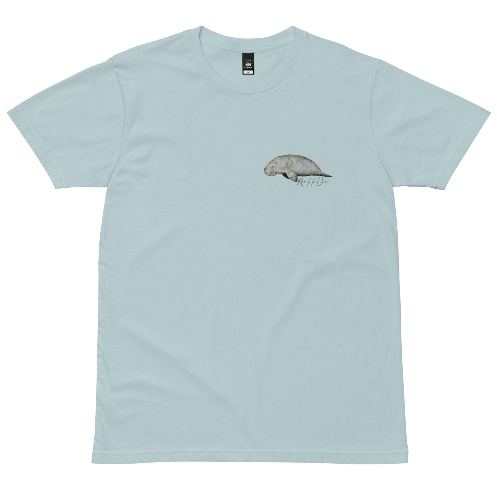 Dugong T-Shirt - Pale Blue, L