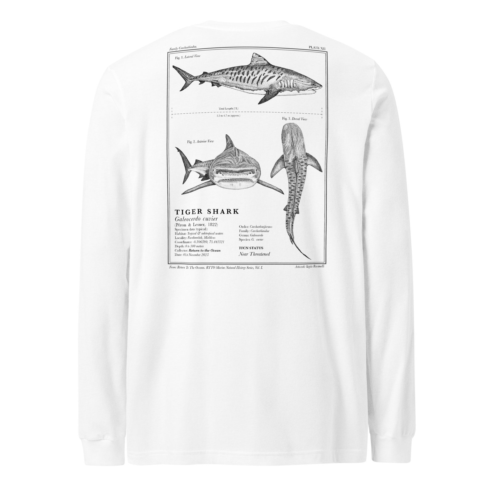 Tiger Shark Long Sleeve Tee
