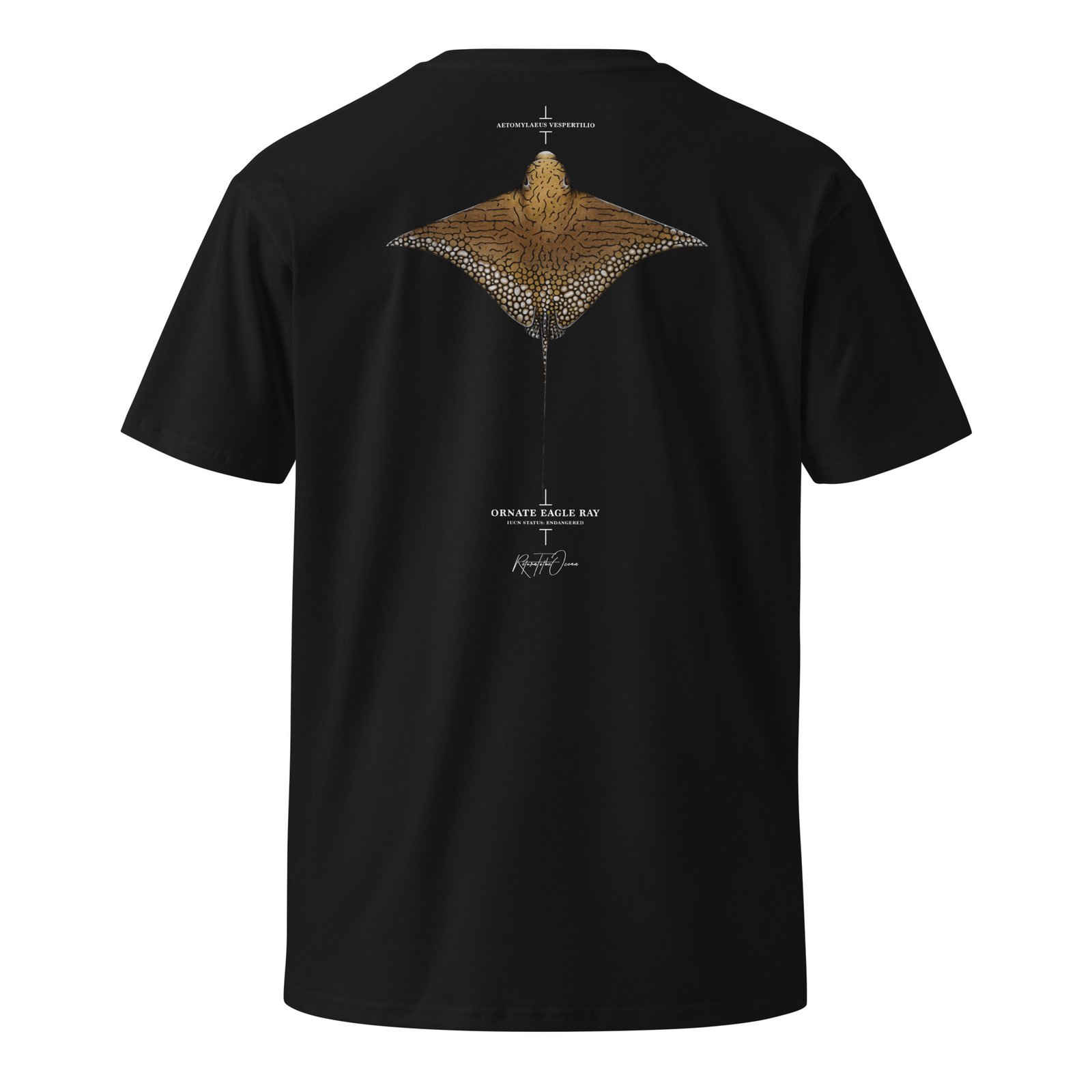 Ornate Eagle Ray T-Shirt - Image 5