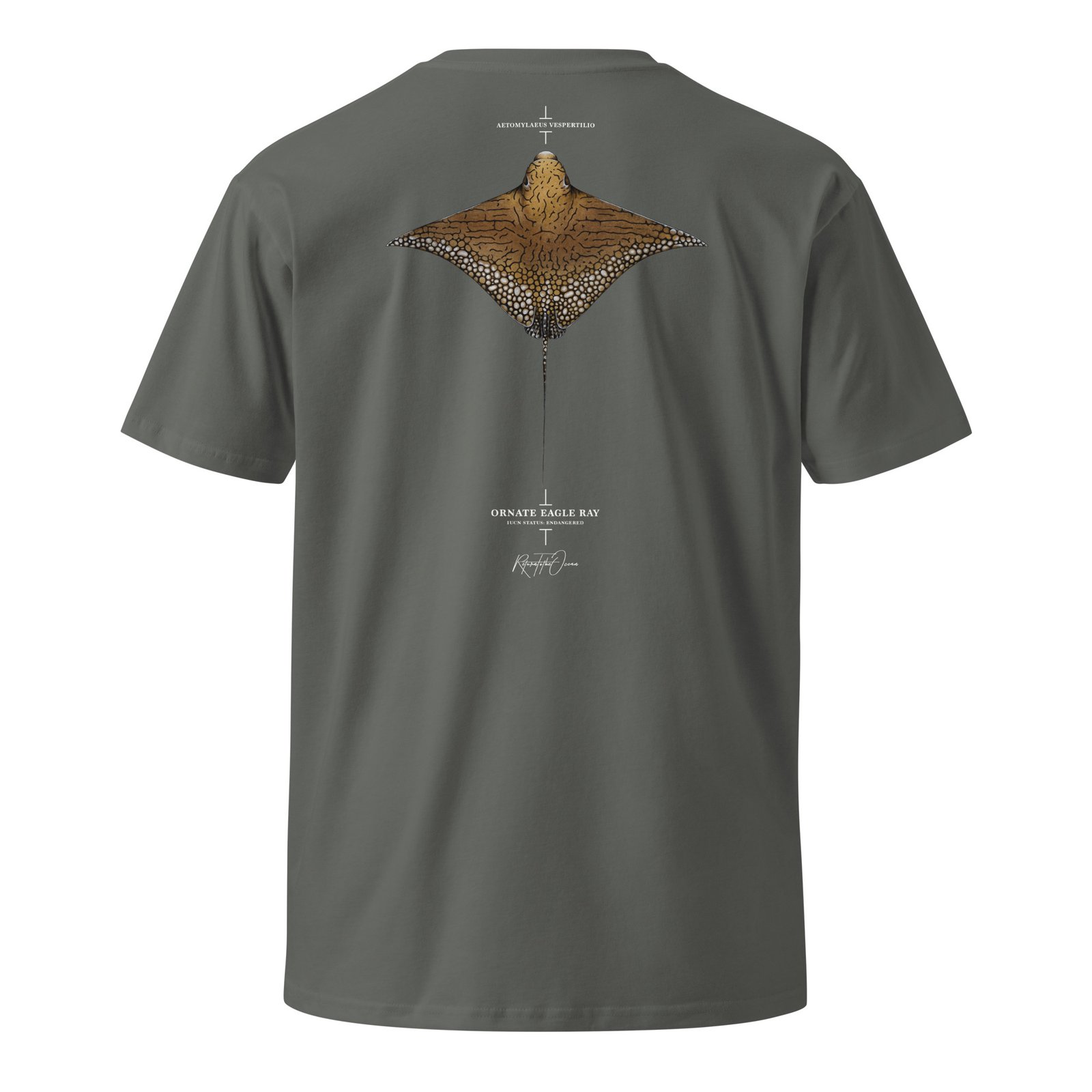 Ornate Eagle Ray T-Shirt - Image 8